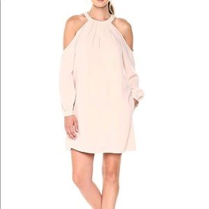 BCBGMax Azria Halter Dress with Front Keyhole NAVY